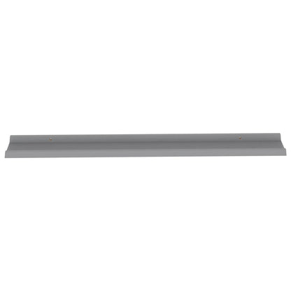 Wandregale 4 Stk. Grau 115x9x3 cm