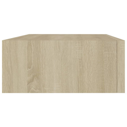 Wandregale mit Schubladen 2 Stk. Eichen-Optik 40x23,5x10 cm MDF