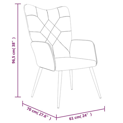 Relaxsessel mit Hocker Patchwork Stoff