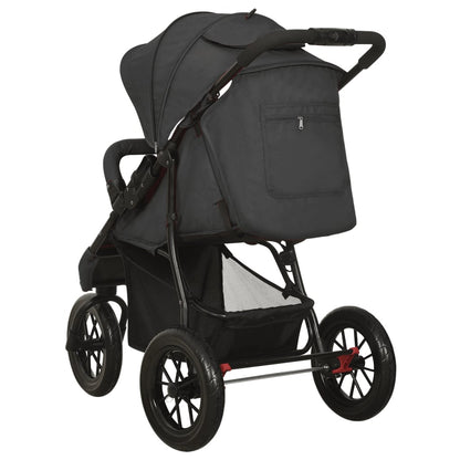 Kinderwagen Anthrazit Stahl