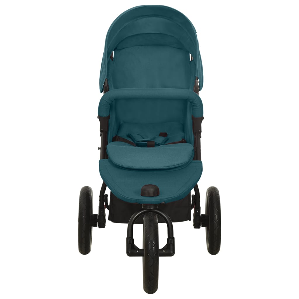 Kinderwagen Grün Stahl