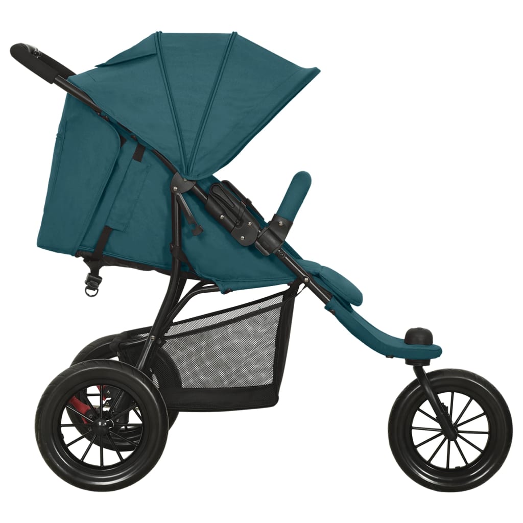 Kinderwagen Grün Stahl