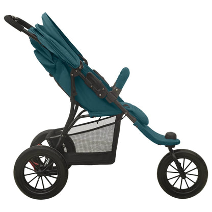 Kinderwagen Grün Stahl