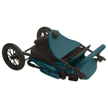 Kinderwagen Grün Stahl