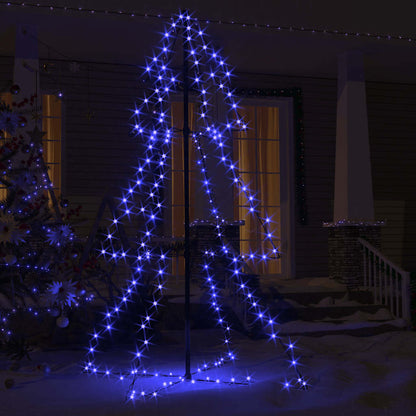 Weihnachtsbaum in Kegelform 200 LEDs Indoor Outdoor 98x150 cm