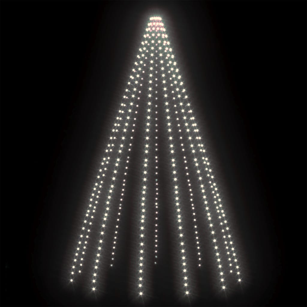 Weihnachtsbaum-Beleuchtung 500 LEDs Kaltweiß 500 cm