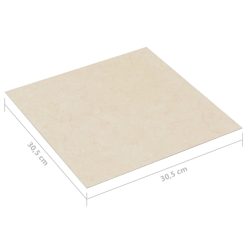 PVC-Fliesen Selbstklebend 20 Stk. 1,86 m² Beige