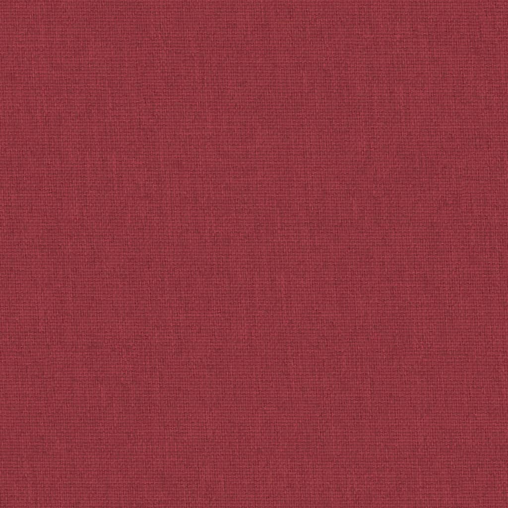 Babybett mit Matratze Rot Leinenstoff