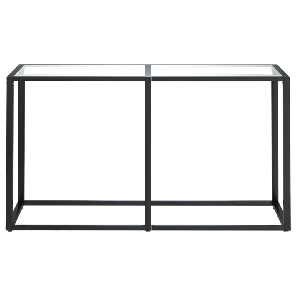 Konsolentisch Transparent 140x35x75,5 cm Hartglas