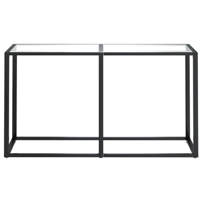 Konsolentisch Transparent 140x35x75,5 cm Hartglas