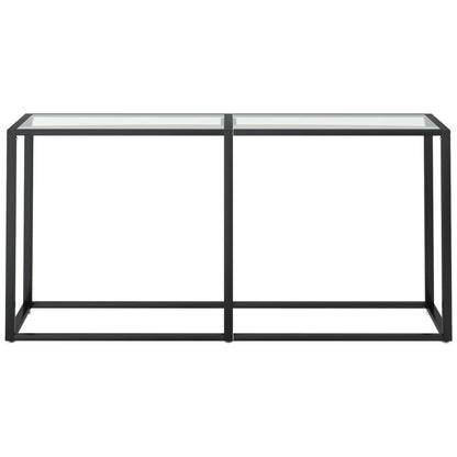 Konsolentisch Transparent 160x35x75,5 cm Hartglas