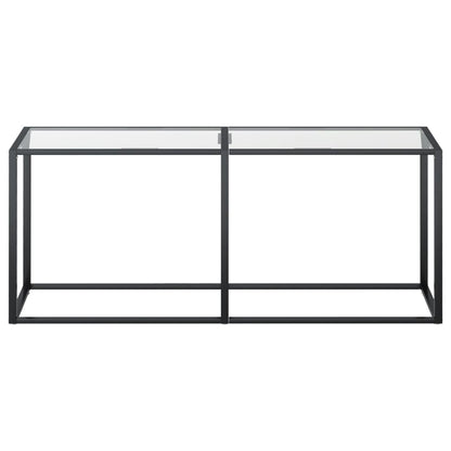 Konsolentisch Transparent 180x35x75,5 cm Hartglas