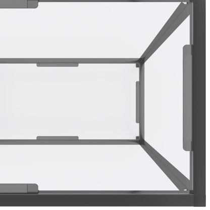 Konsolentisch Transparent 200x35x75,5 cm Hartglas