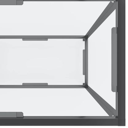 Konsolentisch Transparent 220x35x75,5 cm Hartglas