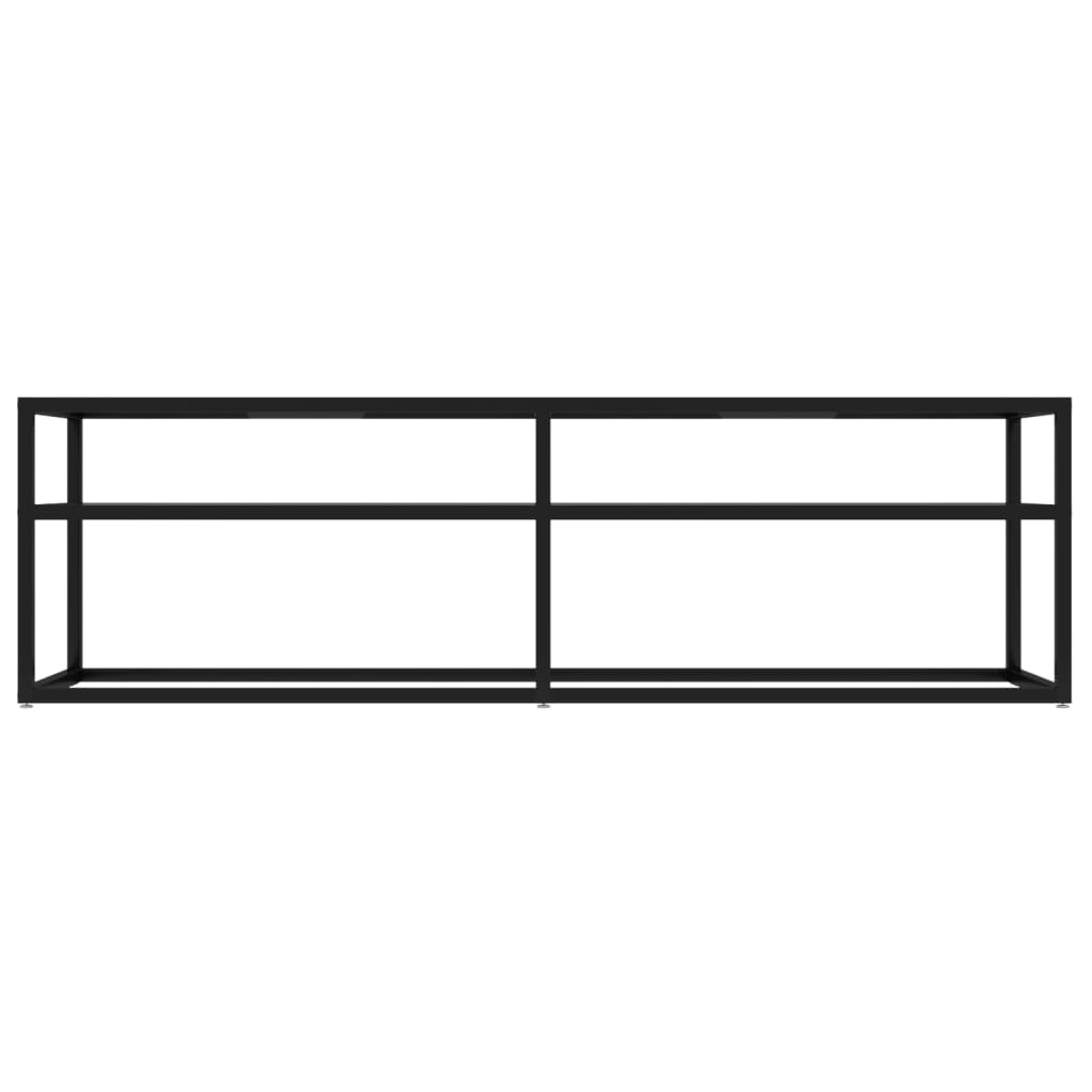 TV-Schrank Transparent 140x40x40,5 cm Hartglas