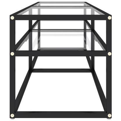 TV-Schrank Transparent 140x40x40,5 cm Hartglas