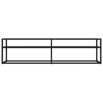 TV-Schrank Schwarz 160x40x40,5 cm Hartglas