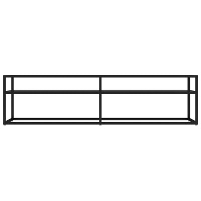 TV-Schrank Schwarz 160x40x40,5 cm Hartglas