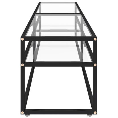 TV-Schrank Transparent 180x40x40,5 cm Hartglas