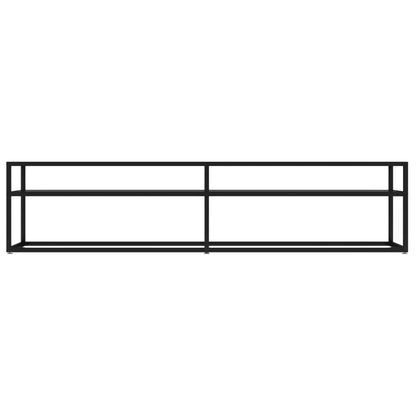 TV-Schrank Schwarz 180x40x40,5 cm Hartglas