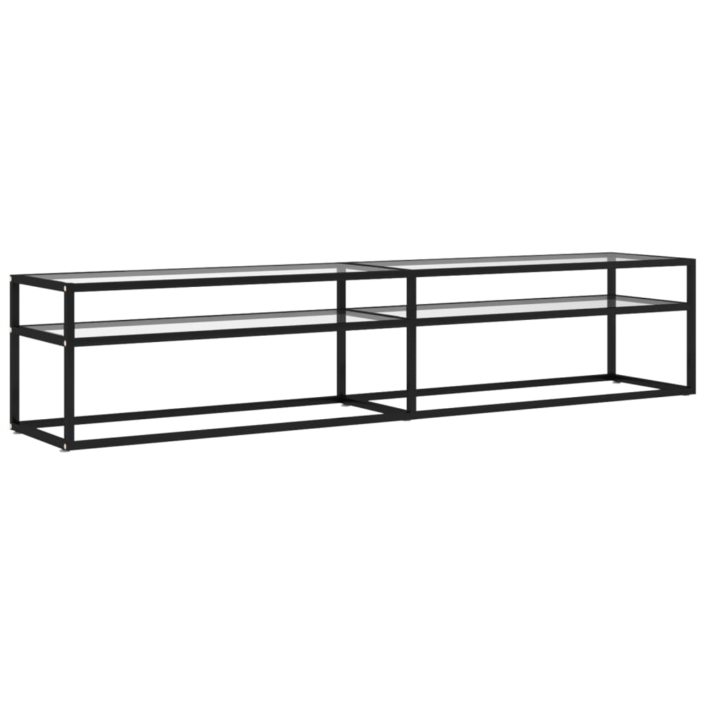 TV-Schrank Transparent 200x40x40,5 cm Hartglas