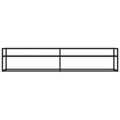 TV-Schrank Transparent 200x40x40,5 cm Hartglas