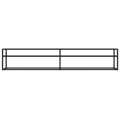 TV-Schrank Transparent 220x40x40,5 cm Hartglas