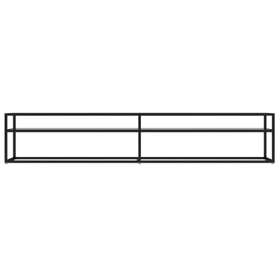 TV-Schrank Transparent 220x40x40,5 cm Hartglas