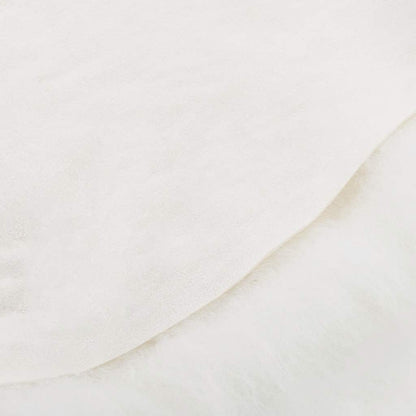 Sitzauflage aus Isländischem Schafspelz Creme 70x110 cm