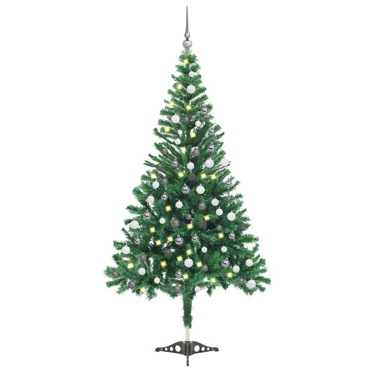 Künstlicher Weihnachtsbaum Beleuchtung Kugeln 120cm 230 Zweige