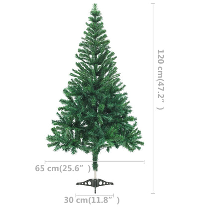 Künstlicher Weihnachtsbaum Beleuchtung Kugeln 120cm 230 Zweige