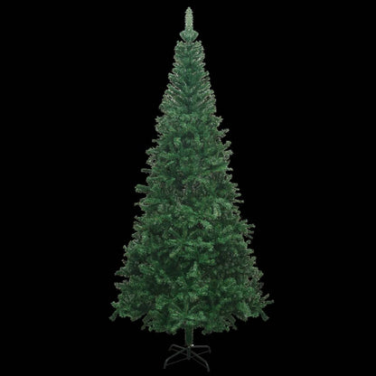 Künstlicher Weihnachtsbaum mit Beleuchtung Kugeln L 240 cm Grün