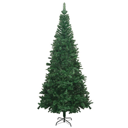 Künstlicher Weihnachtsbaum mit Beleuchtung Kugeln L 240 cm Grün