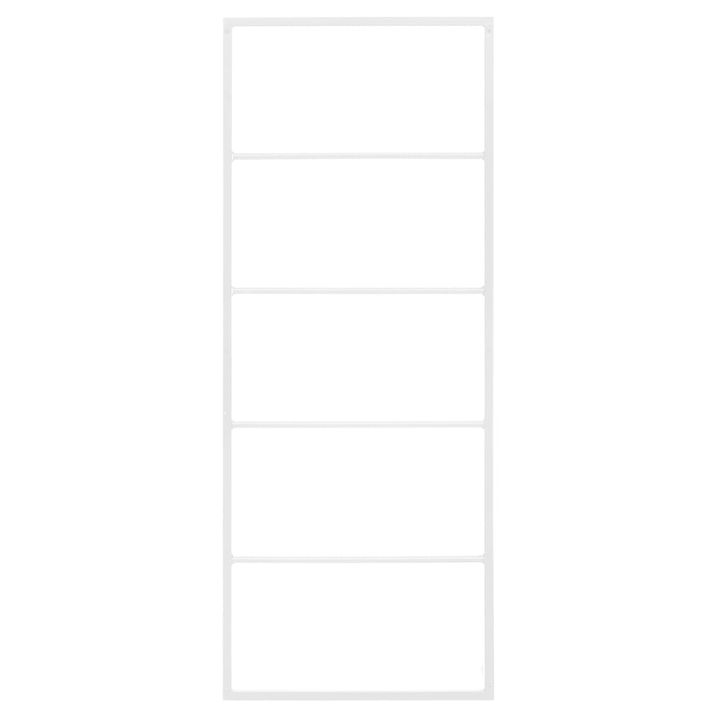 Portasciugamani, bianco, 45 x 10 x 115 cm, acciaio