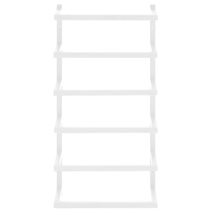 Handtuchständer Weiß 24x12x48 cm Stahl