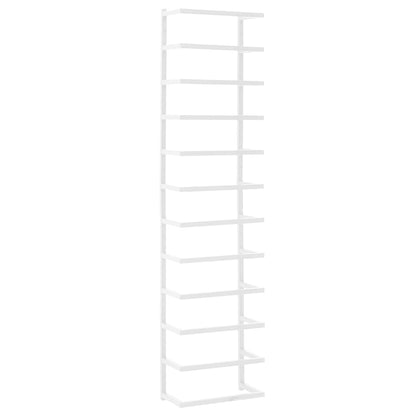 Handtuchständer Weiß 24x12x96 cm Stahl