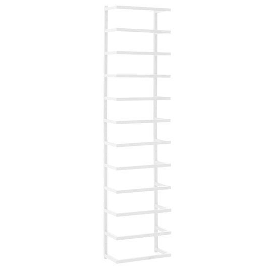 Portasciugamani, bianco, 24x12x96 cm, acciaio