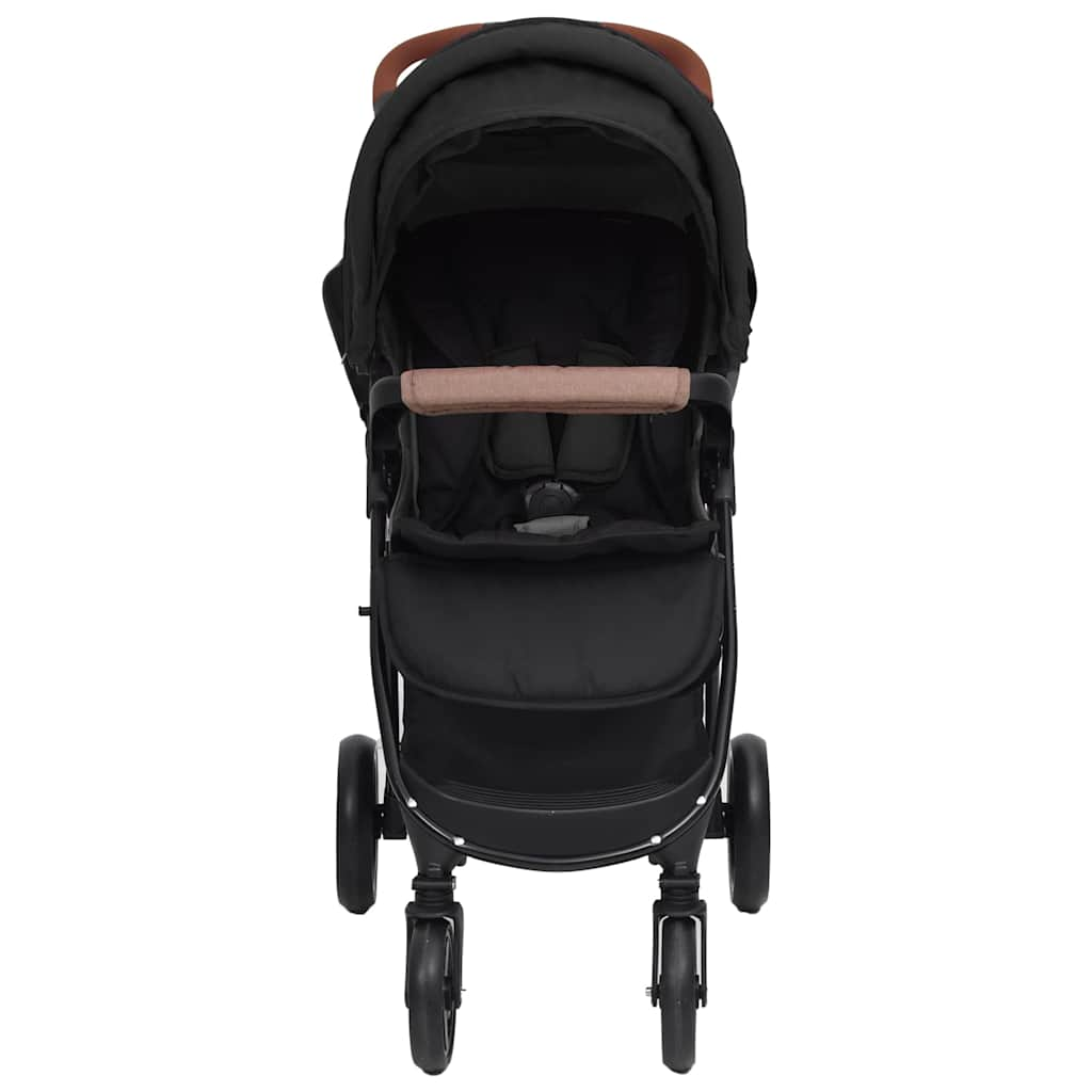 2-in-1 Kinderwagen Anthrazit Stahl