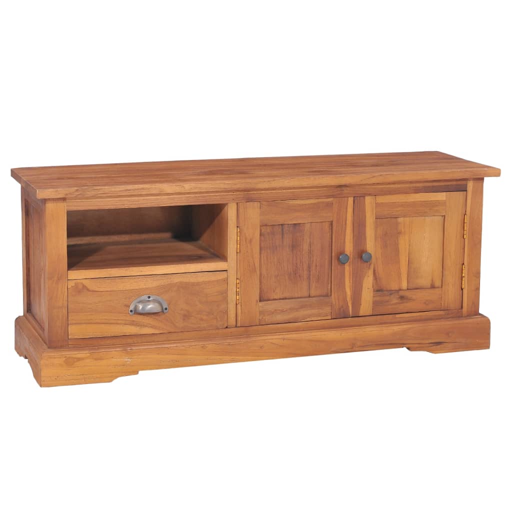 TV-Schrank 100x30x40 cm Massivholz Teak