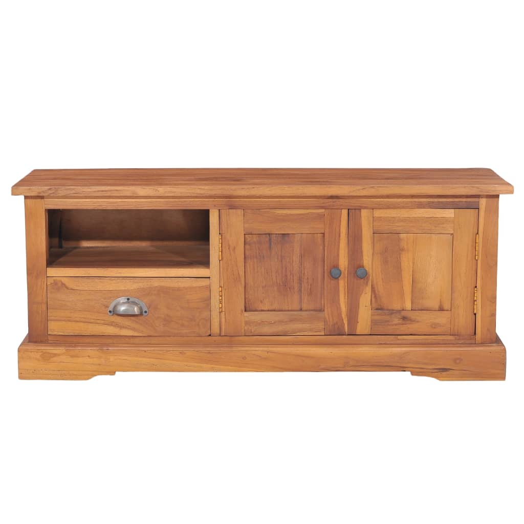 TV-Schrank 100x30x40 cm Massivholz Teak