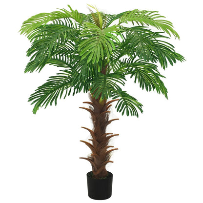 Künstliche Palme Cycas mit Topf 140 cm Grün