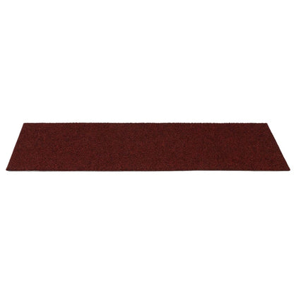 Selbstklebende Treppenmatten 15 Stk. Rechteckig 60x25 cm Rot