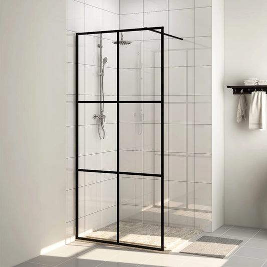 Duschwand für Begehbare Dusche mit Klarem ESG Glas 90x195 cm