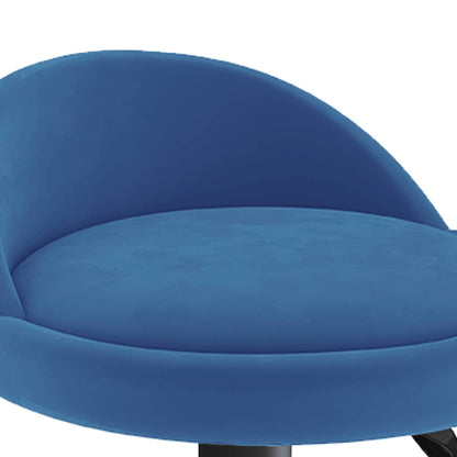 Barhocker Blau Samt