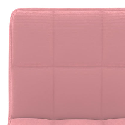 Barhocker 2 Stk. Rosa Samt