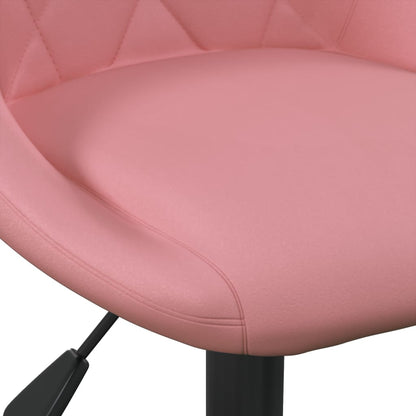 Barhocker 2 Stk. Rosa Samt