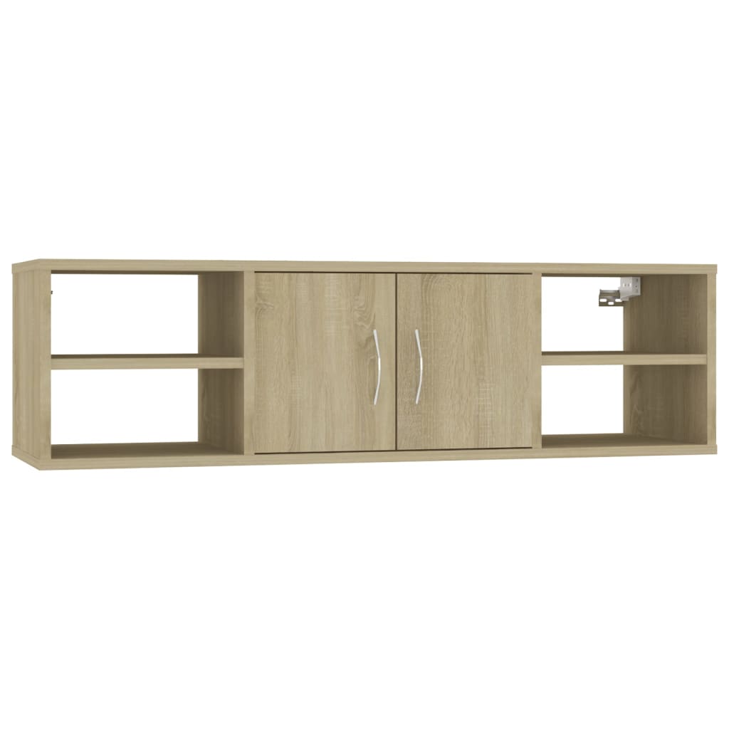 Wandregal Sonoma-Eiche 102x30x29 cm Holzwerkstoff