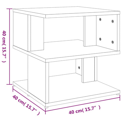 Beistelltisch Betongrau 40x40x40 cm Holzwerkstoff