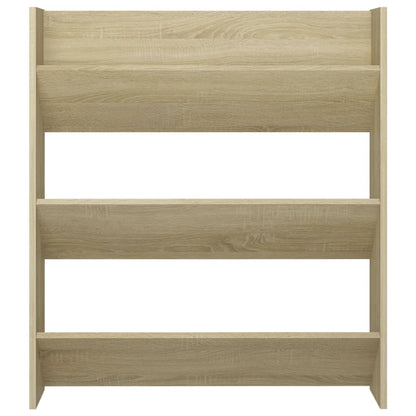 Wand-Schuhschrank Sonoma-Eiche 80x18x90 cm Holzwerkstoff