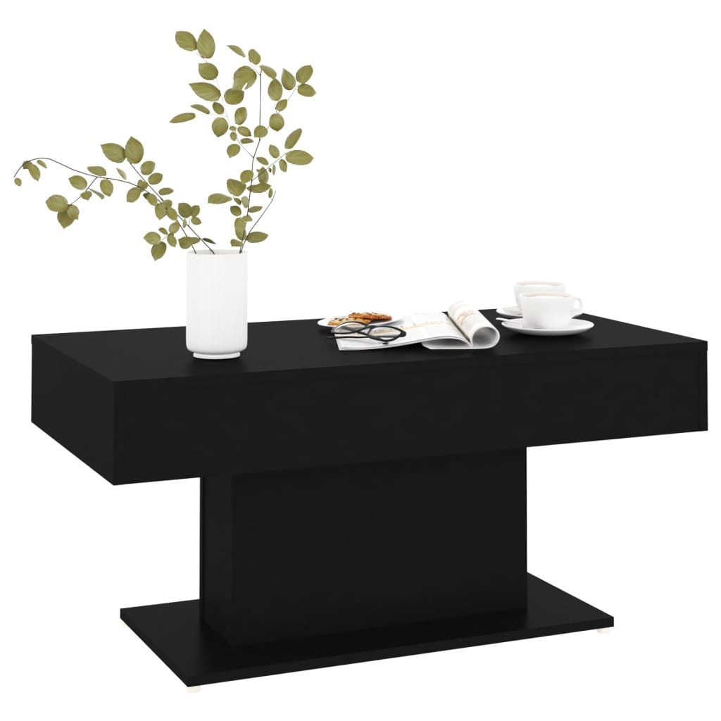 Couchtisch Schwarz 96x50x45 cm Holzwerkstoff